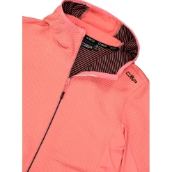 - Women's Striped Jacquard Jacket Fix Hood - Fleecejacke><noscript><img width=