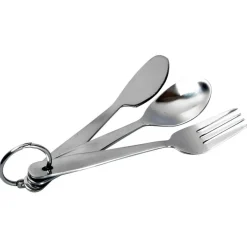 Hot - Kid's Besteck mit Ring 3-teilig Outdoor-Küche|Töpfe & Geschirr