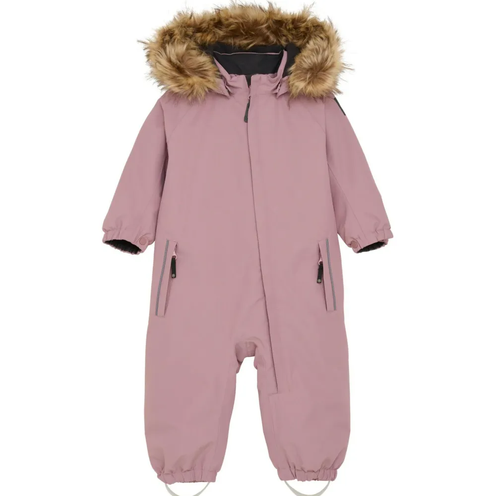 Color Kids - Baby's Coverall with Fake Fur - Overall
