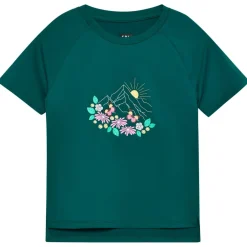 Kinder Color Kids - Girl's T-Shirt with Print S/S - Funktionsshirt