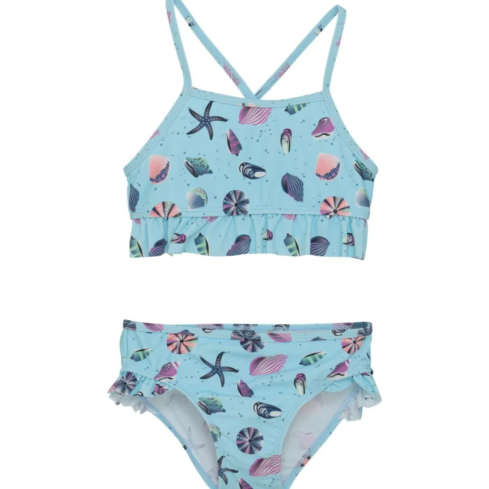 Color Kids - Kid's Bikini with Frills AOP - Bikini