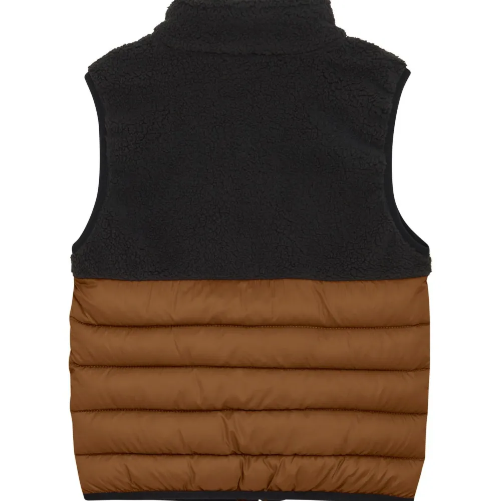 Outlet - Kid's Fleece Waistcoat With Quilt - Fleeceweste Kinder Westen|Alltagsbekleidung
