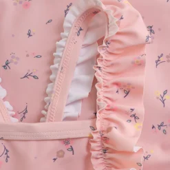 Color Kids - Kid's Swimsuit with Frills AOP - Badeanzug^ Bademode