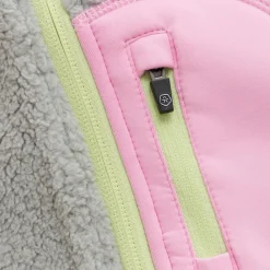 Kinder Color Kids - Kid's Teddy Jacket with Fleece Sleeves - Fleecejacke