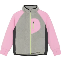 Kinder Color Kids - Kid's Teddy Jacket with Fleece Sleeves - Fleecejacke