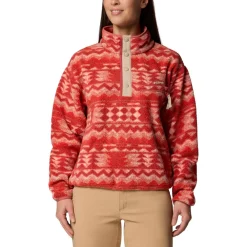 Columbia - Women's Helvetia II Printed Cropped Half Snap - Fleecepullover^ Trekkingbekleidung|Alltagsbekleidung