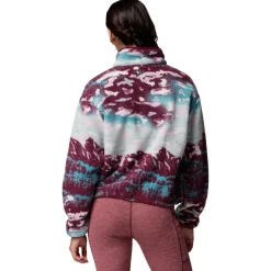 Columbia - Women's Helvetia II Printed Cropped Half Snap - Fleecepullover^ Trekkingbekleidung|Alltagsbekleidung