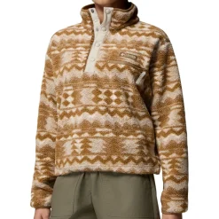 Columbia - Women's Helvetia II Printed Cropped Half Snap - Fleecepullover^ Trekkingbekleidung|Alltagsbekleidung