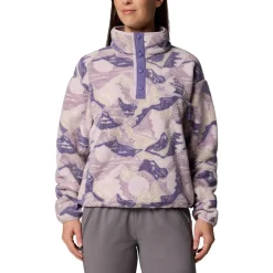Columbia - Women's Helvetia II Printed Cropped Half Snap - Fleecepullover^ Trekkingbekleidung|Alltagsbekleidung