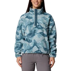Columbia - Women's Helvetia II Printed Cropped Half Snap - Fleecepullover^ Trekkingbekleidung|Alltagsbekleidung