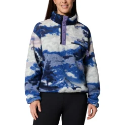 Columbia - Women's Helvetia II Printed Cropped Half Snap - Fleecepullover^ Trekkingbekleidung|Alltagsbekleidung