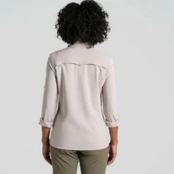 Craghoppers - Women's Nosilife Pro Langarm Bluse V - Bluse