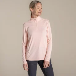 Clearance - Women's Nosilife Solarshield+ Half Zip Top - Longsleeve Trekkingbekleidung|Alltagsbekleidung