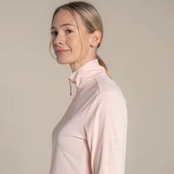 Clearance - Women's Nosilife Solarshield+ Half Zip Top - Longsleeve Trekkingbekleidung|Alltagsbekleidung