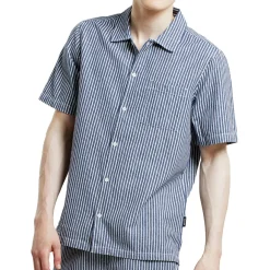 DEDICATED - Shirt Brantevik Work Stripe - Hemd