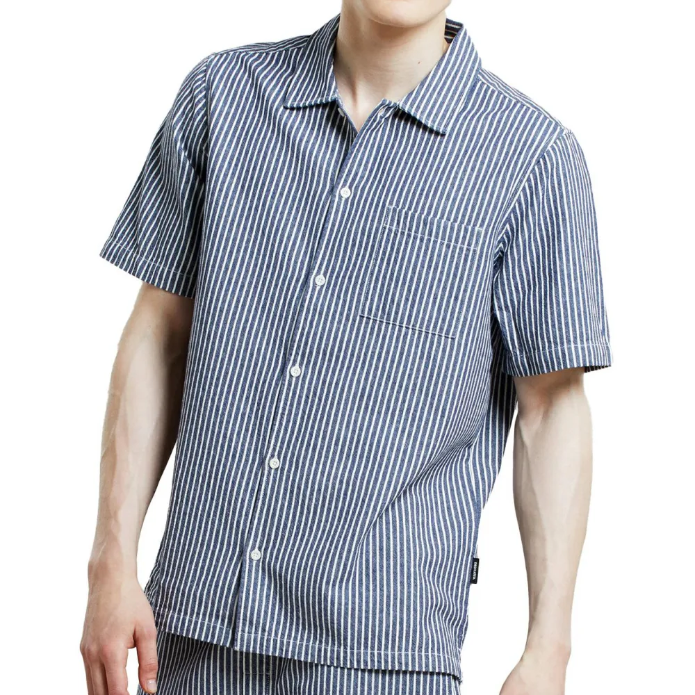 DEDICATED - Shirt Brantevik Work Stripe - Hemd
