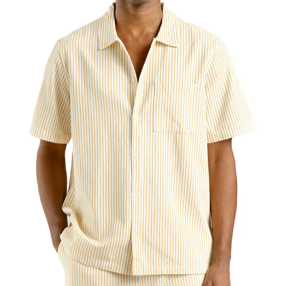 DEDICATED - Shirt Brantevik Work Stripe - Hemd