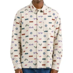 DEDICATED - Shirt Rute Flannel Trout And Waves - Hemd