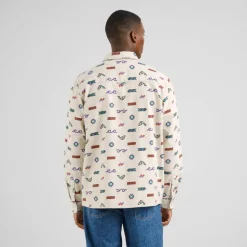 DEDICATED - Shirt Rute Flannel Trout And Waves - Hemd
