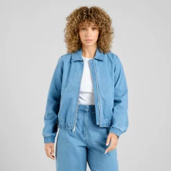 DEDICATED - Women's Jacket Sunna Denim - Freizeitjacke