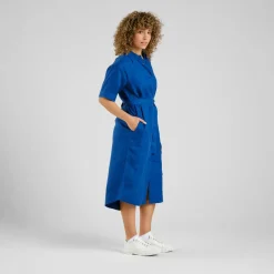 DEDICATED - Women's Shirt Dress Ripa Linen - Kleid^ Alltagsbekleidung