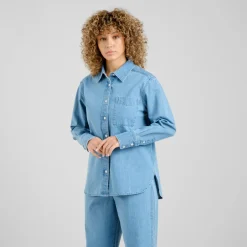 DEDICATED - Women's Shirt Hult Denim - Hemd