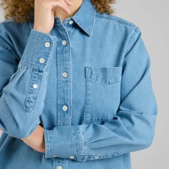 DEDICATED - Women's Shirt Hult Denim - Hemd