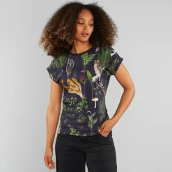 Online - Women's T-Shirt Visby Secret Garden - T-Shirt Alltagsbekleidung|T-Shirts