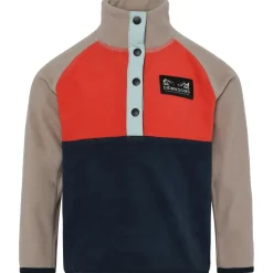 Didriksons - Kid's Monte Half Buttoned 5 - Fleecepullover^Kinder Alltagsbekleidung|Wanderbekleidung