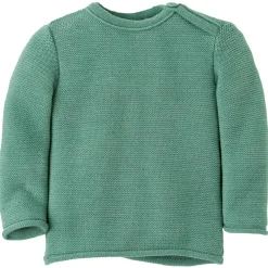 New - Kid's Melange-Pullover - Merinopullover Kinder Merinounterwäsche|Unterwäsche