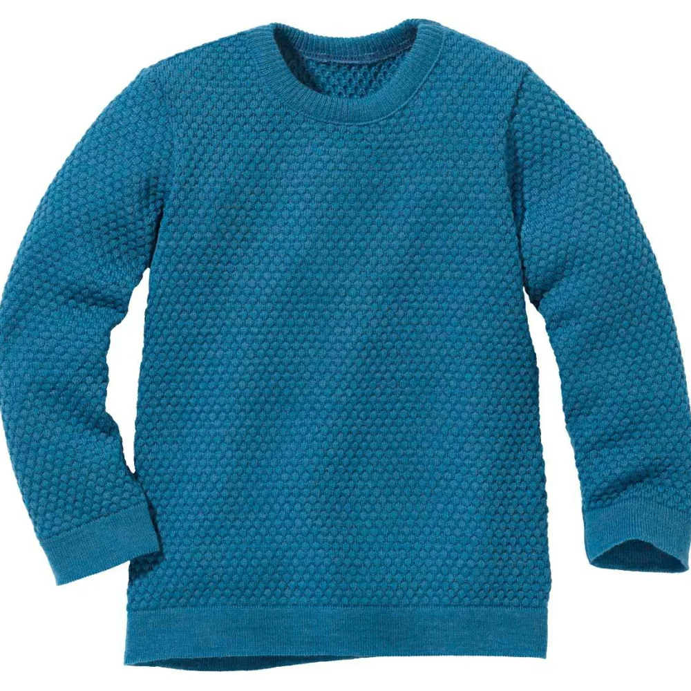 Kinder disana - Kid's Wabenstrick-Pullover - Wollpullover