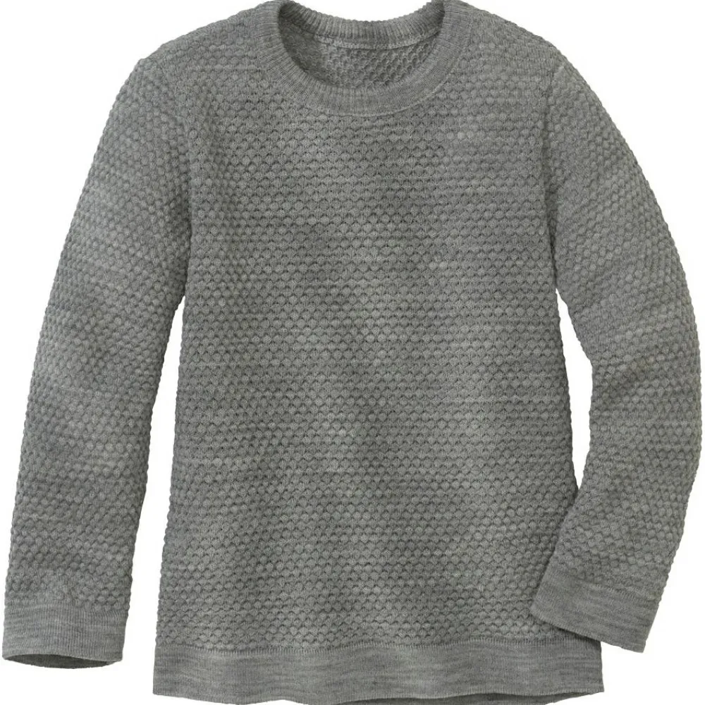 Kinder disana - Kid's Wabenstrick-Pullover - Wollpullover