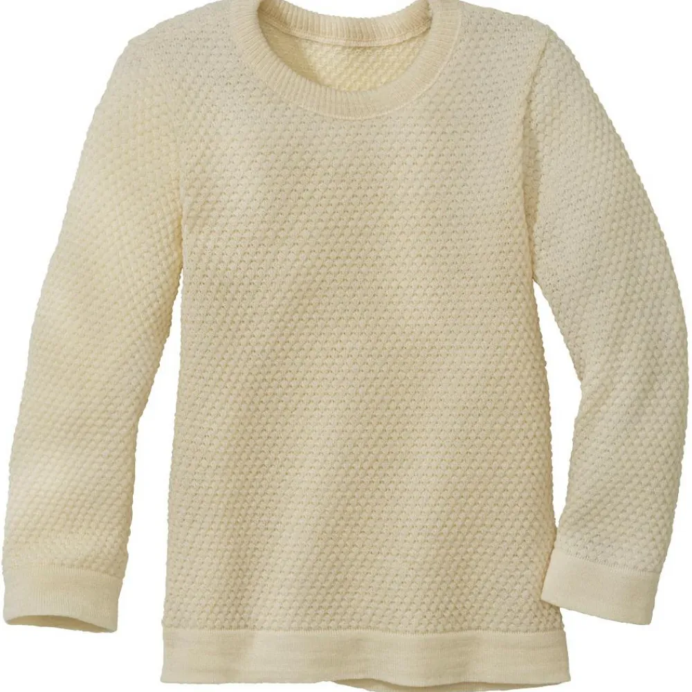Kinder disana - Kid's Wabenstrick-Pullover - Wollpullover