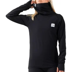 Sale - Women's Icecold Gaiter Rib Top - Longsleeve Skibekleidung|Skiunterwäsche