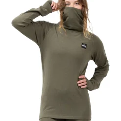 Sale - Women's Icecold Gaiter Rib Top - Longsleeve Skibekleidung|Skiunterwäsche