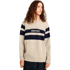 Element - 2000s Rib Crew - Wollpullover^ Pullover & Hoodies|Alltagsbekleidung