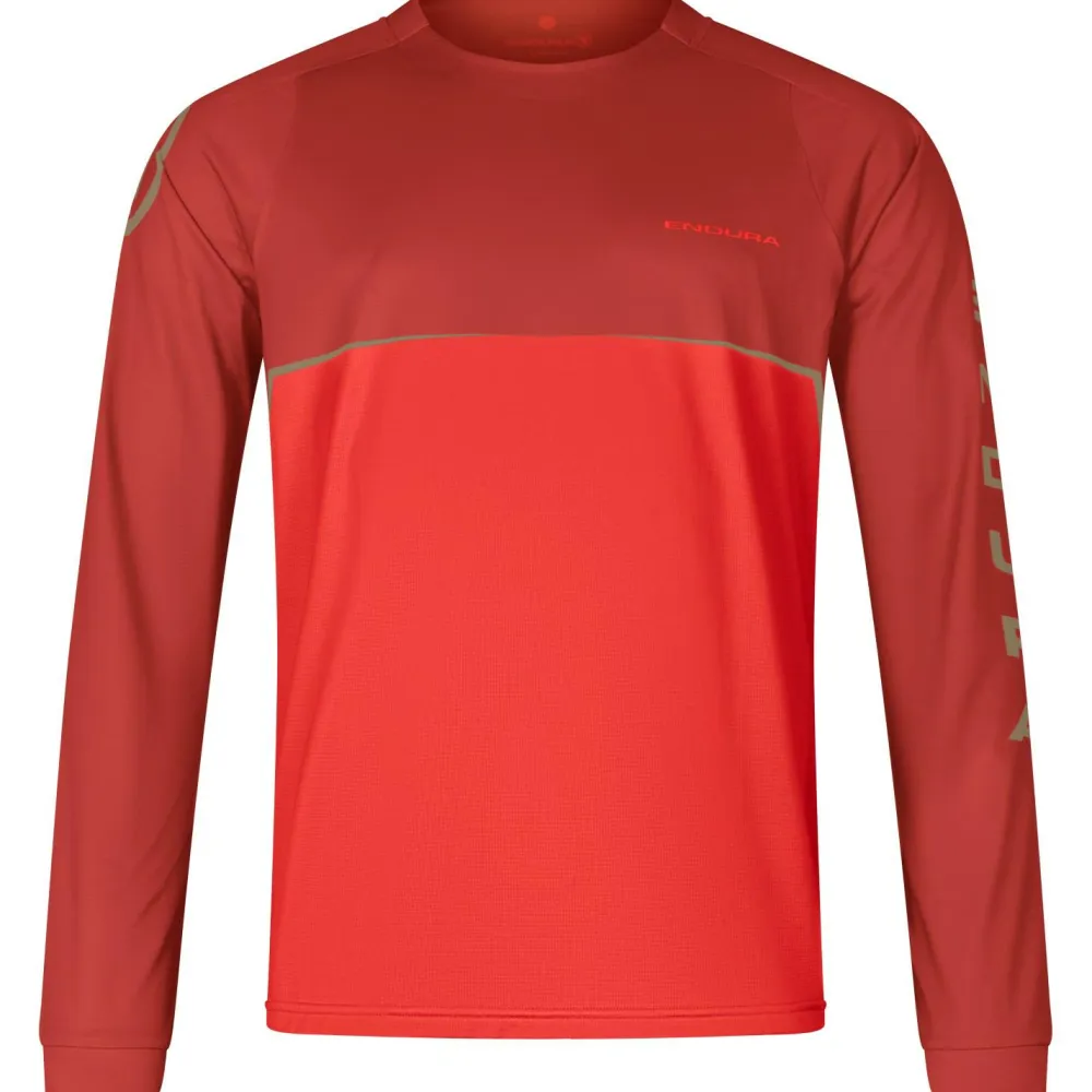 Endura - Core Printed L/S Tee - Radtrikot