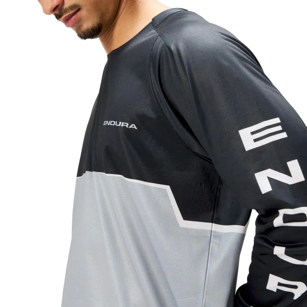 Endura - Core Printed L/S Tee - Radtrikot