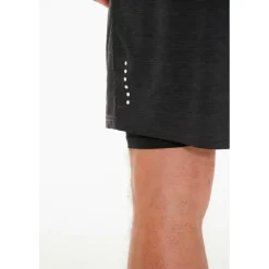 ENDURANCE - Vanclause Melange 2-In-1 Shorts - Laufshorts^ Laufbekleidung|Hosen
