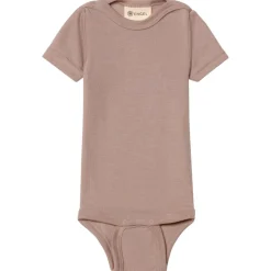 Kinder Engel - Baby-Body Kurzarm mit Druckknöpfen an den Schulter - Merinounterwäsche