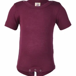 Kinder Engel - Baby-Body Kurzarm mit Druckknöpfen an den Schulter - Merinounterwäsche