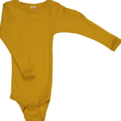 - Baby-Body Langarm Mit Druckverschluss Schulter - Merinounterwäsche Kinder Alltagsbekleidung|Merinounterwäsche