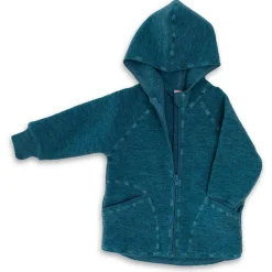 Sale - Baby-Jacke mit Kapuze und Reißverschluß - Wolljacke Kinder Alltagsbekleidung|Jacken