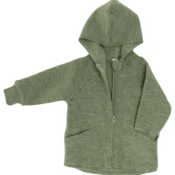 Sale - Baby-Jacke mit Kapuze und Reißverschluß - Wolljacke Kinder Alltagsbekleidung|Jacken