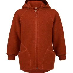 Sale - Baby-Jacke mit Kapuze und Reißverschluß - Wolljacke Kinder Alltagsbekleidung|Jacken