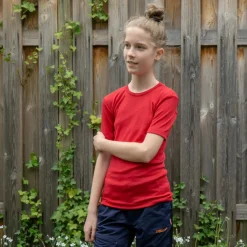 Hot - Kinder Unterhemd S/S - Merinounterwäsche Kinder Alltagsbekleidung|Merinounterwäsche