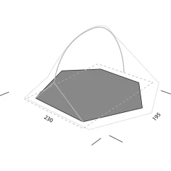 Hot - Mira II HL Footprint - Zeltunterlage Zelte