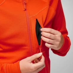 Fjällräven - Women's Abisko Grid Fleece Hoodie - Fleecejacke><noscript><img width=