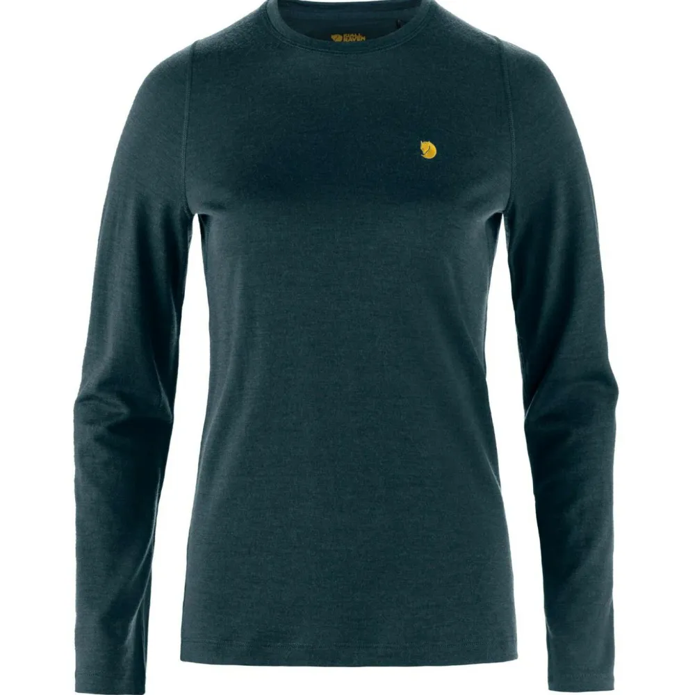Clearance Fjällräven - Women's Bergtagen Merino 190 L/S - Merinolongsleeve Trekkingbekleidung|Skibekleidung
