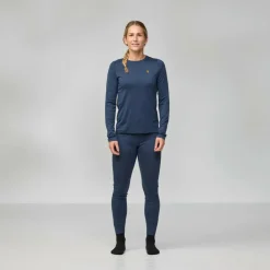 Clearance Fjällräven - Women's Bergtagen Merino 190 L/S - Merinolongsleeve Trekkingbekleidung|Skibekleidung
